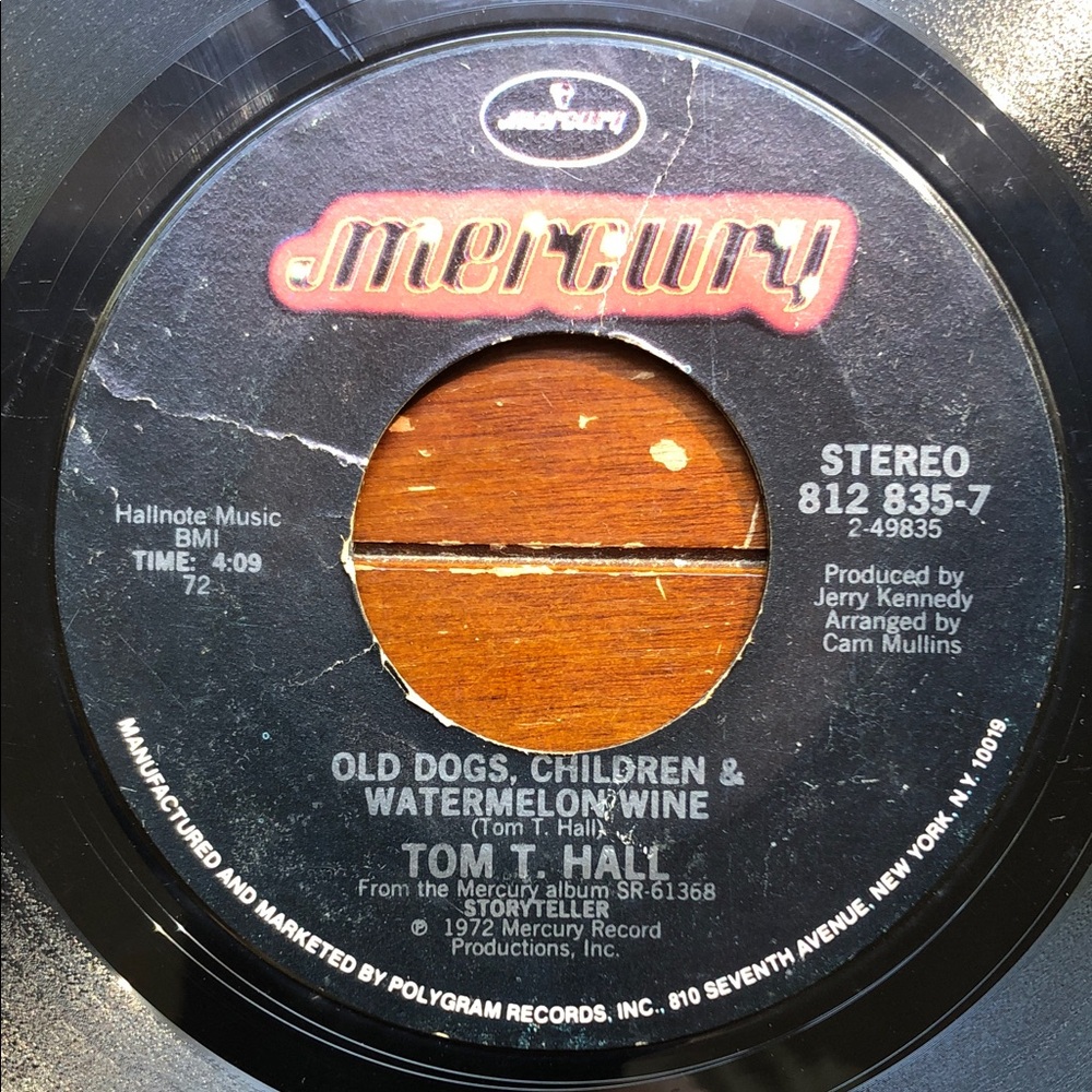 Tom T. Hall Music Vinyl Record Everything From Jesus To Jack Daniels ‘83